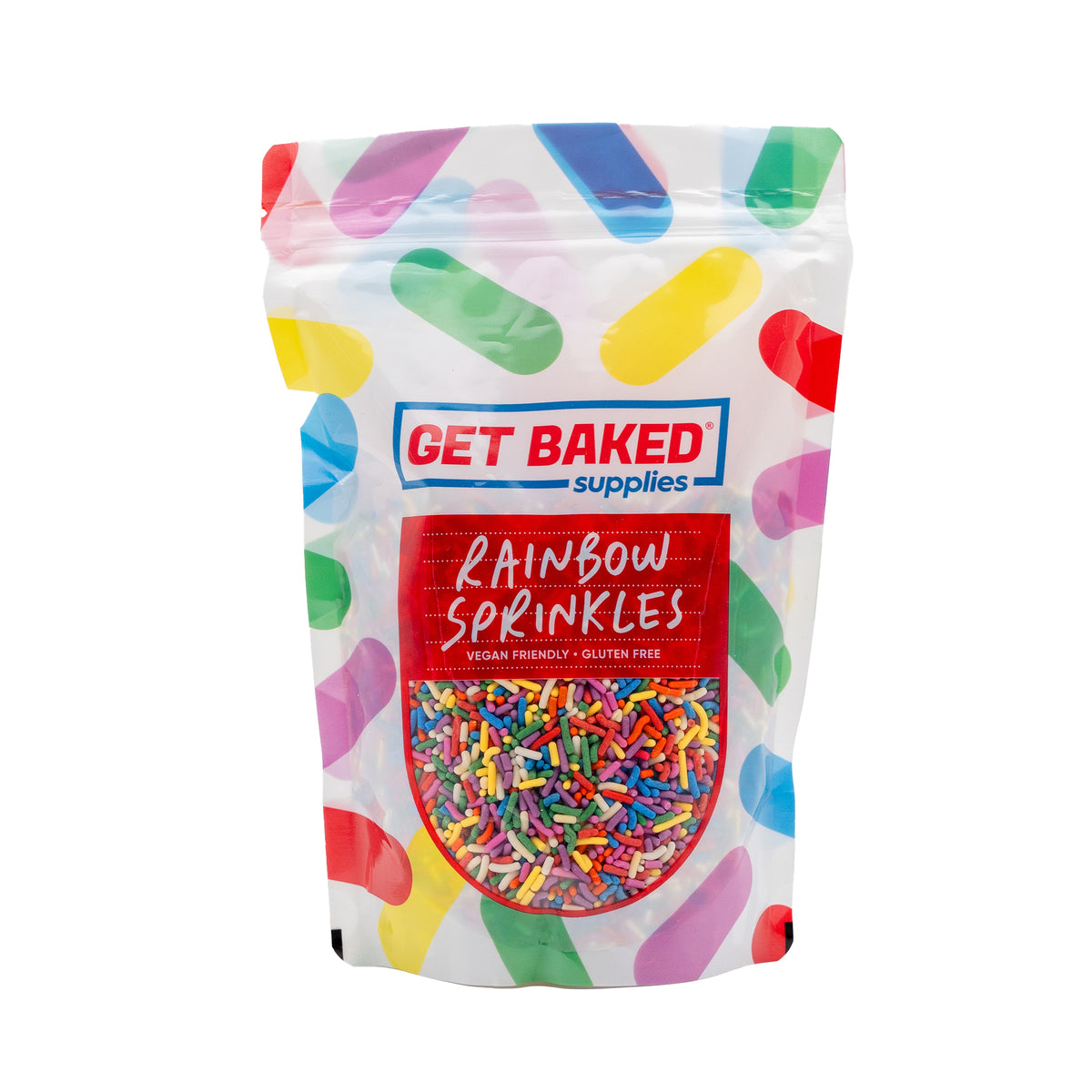 Rainbow Sprinkles: 500g Pouch