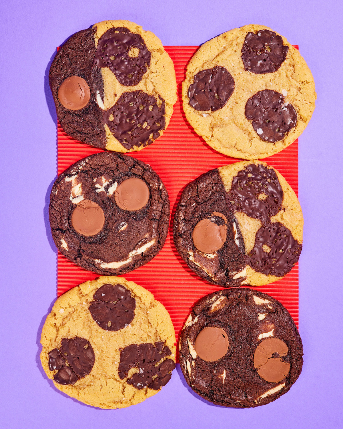Mixed Chocolate Cookies