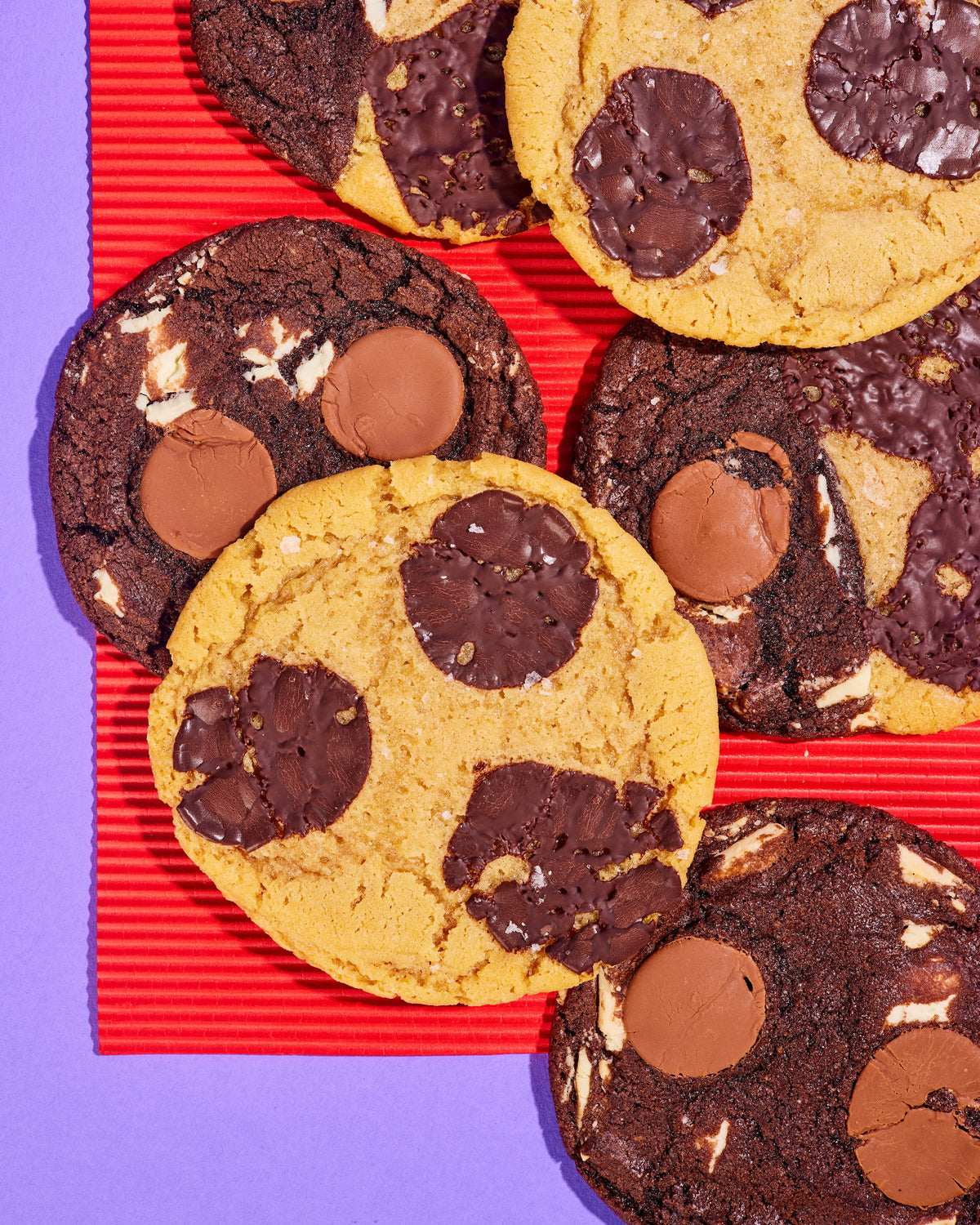 Mixed Chocolate Cookies
