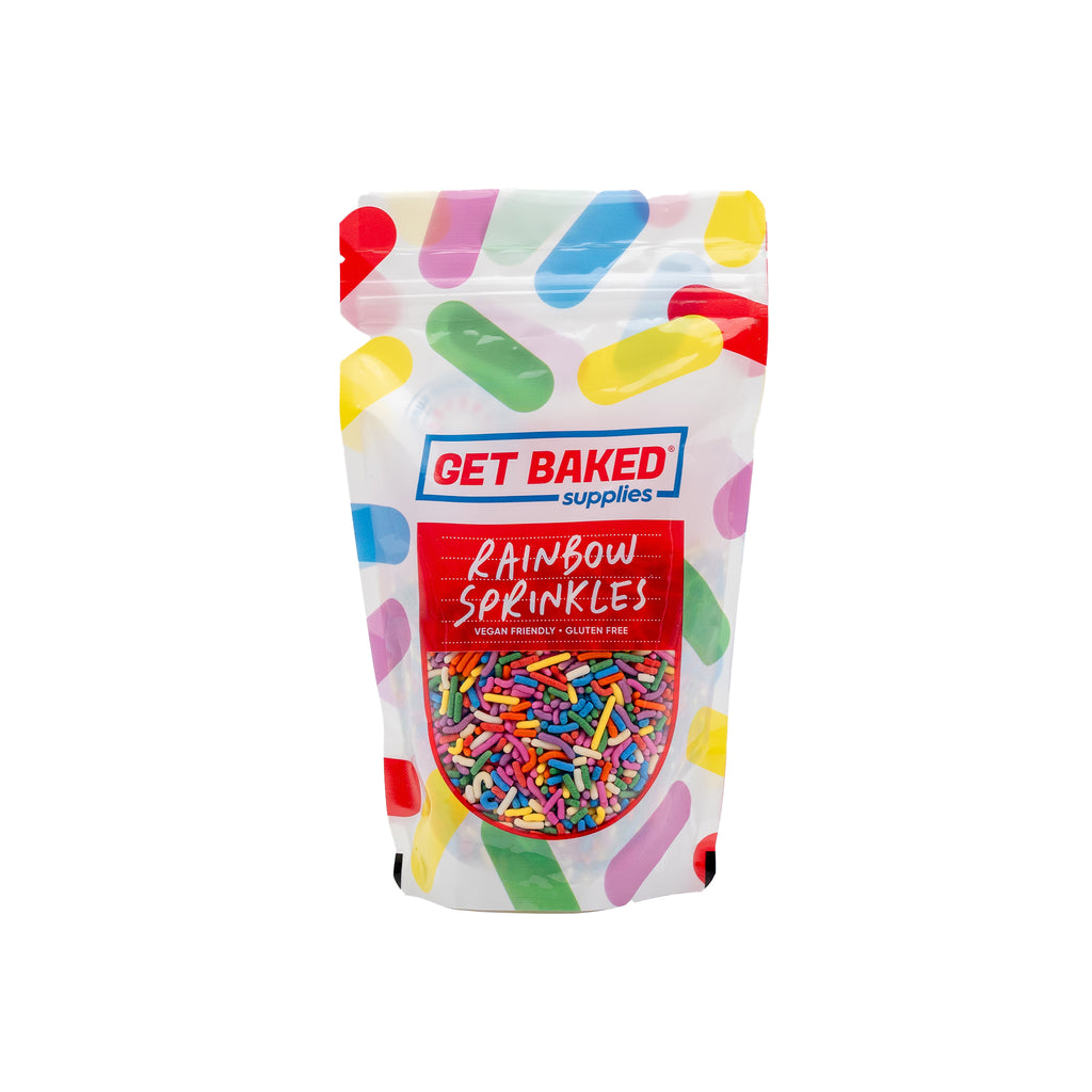 Rainbow Sprinkles: 200g Pouch