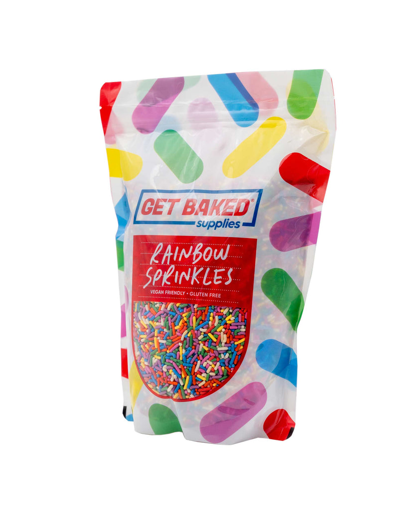 Rainbow Sprinkles: 1kg Pouch