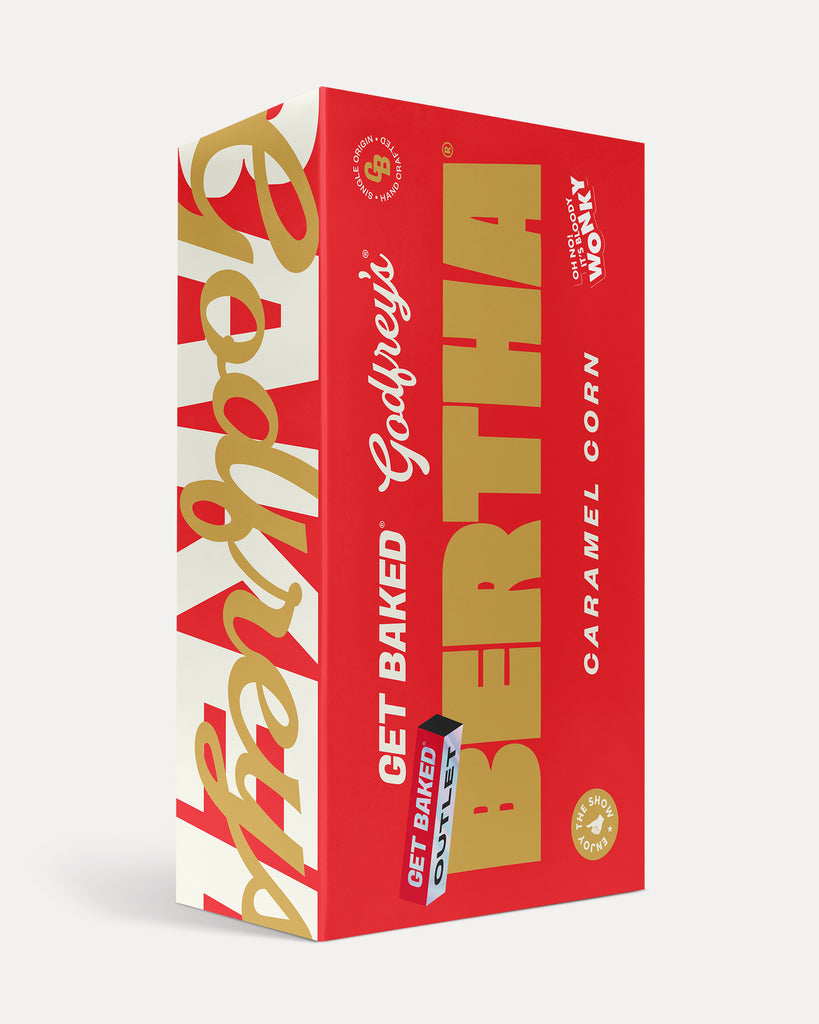 Wonky Godfrey's® Caramel Popcorn Bertha®