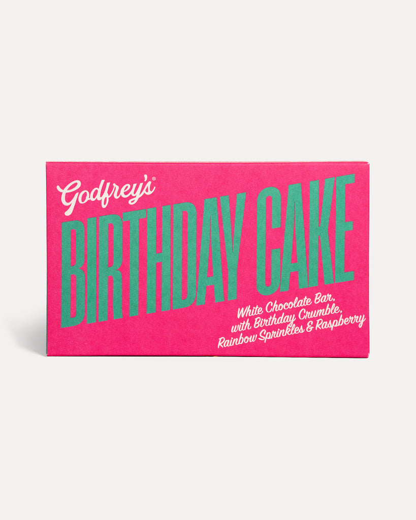 Godfrey's® Birthday Cake Chocolate Bar - August Pre-Order
