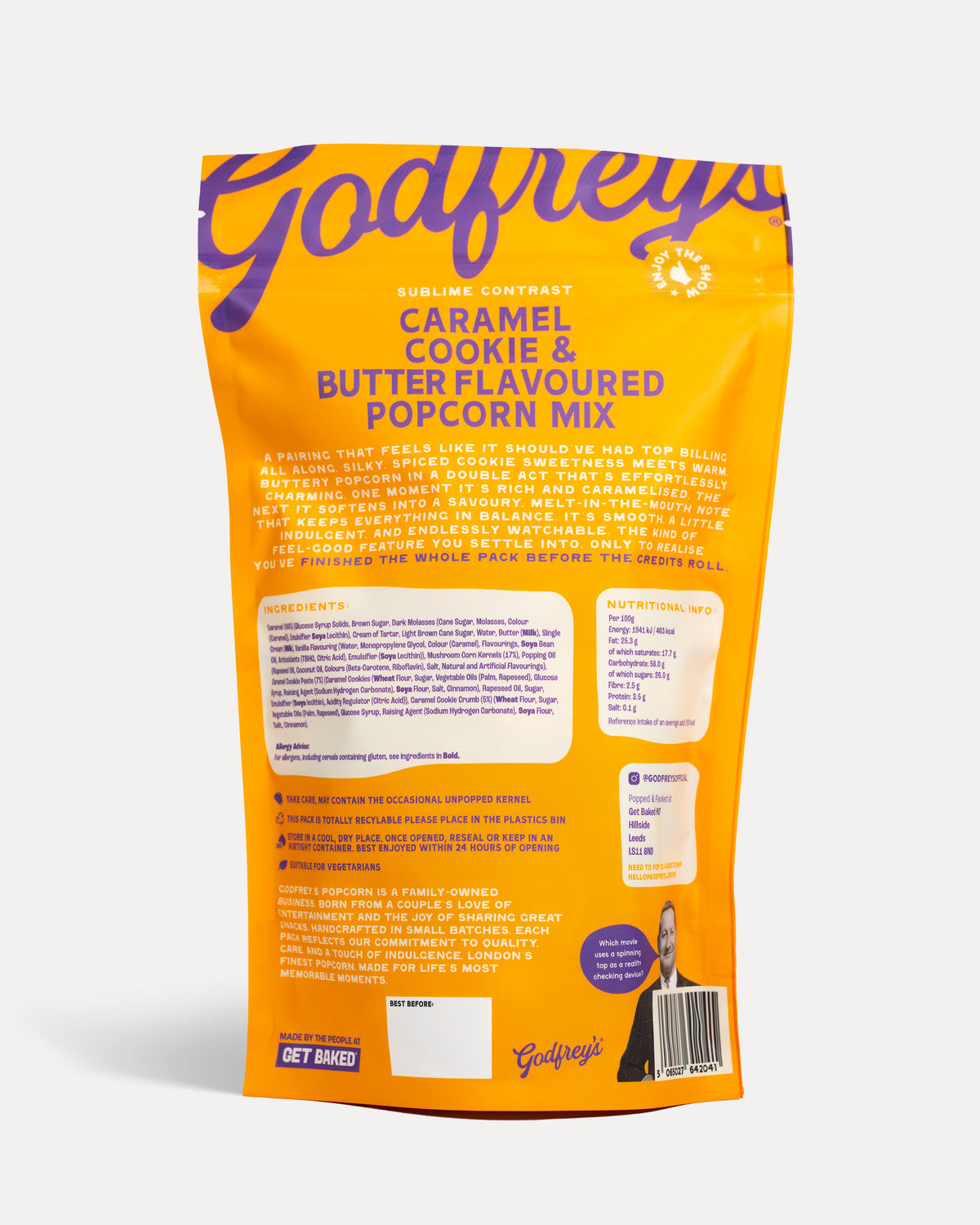 Godfrey's® Caramel Cookie & Buttery Popcorn Mix - August Pre-Order