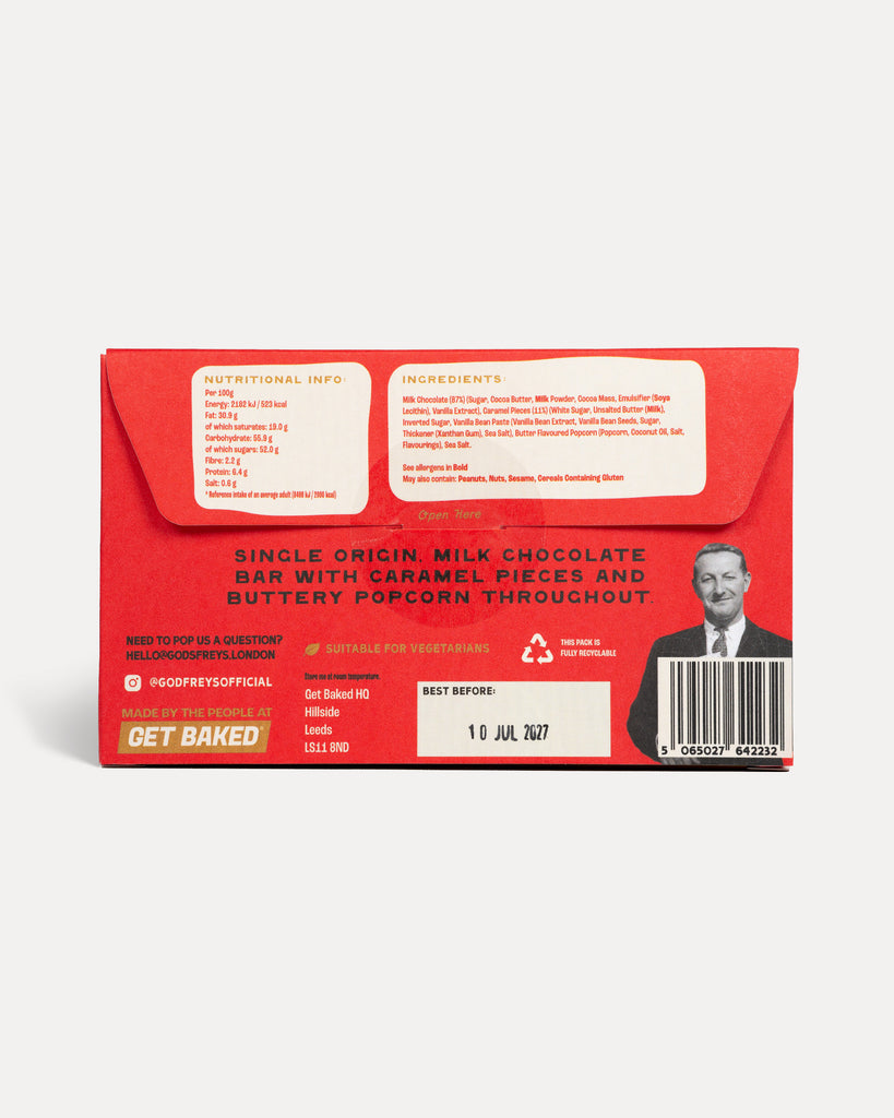 Godfrey's® Caramel Corn Chocolate Bar - August Pre-Order