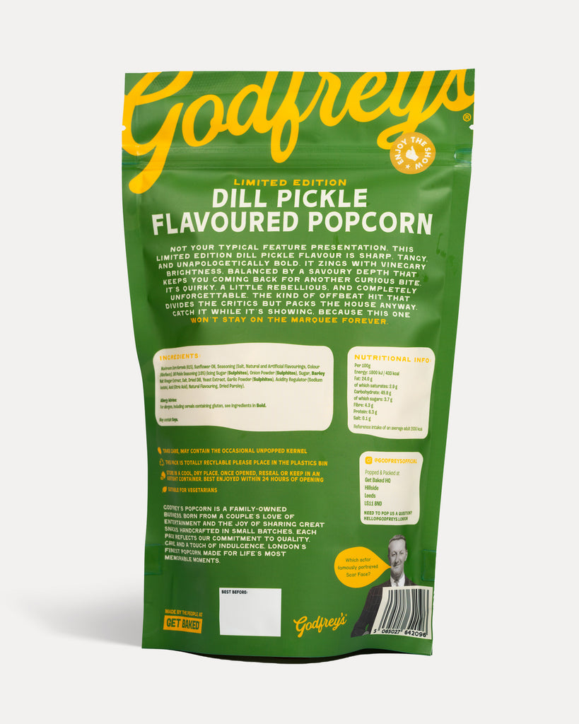 Godfrey's® Dill Pickle Popcorn - August Pre-Order