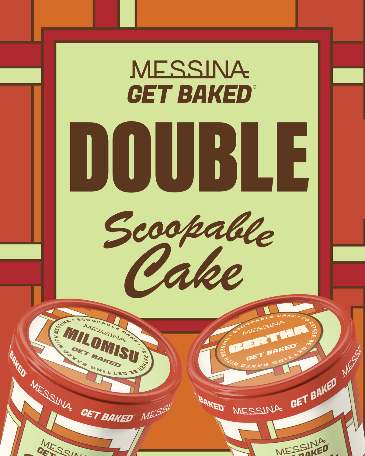 Scoopable Cake - Any 2 Tubs - August Pre-Order