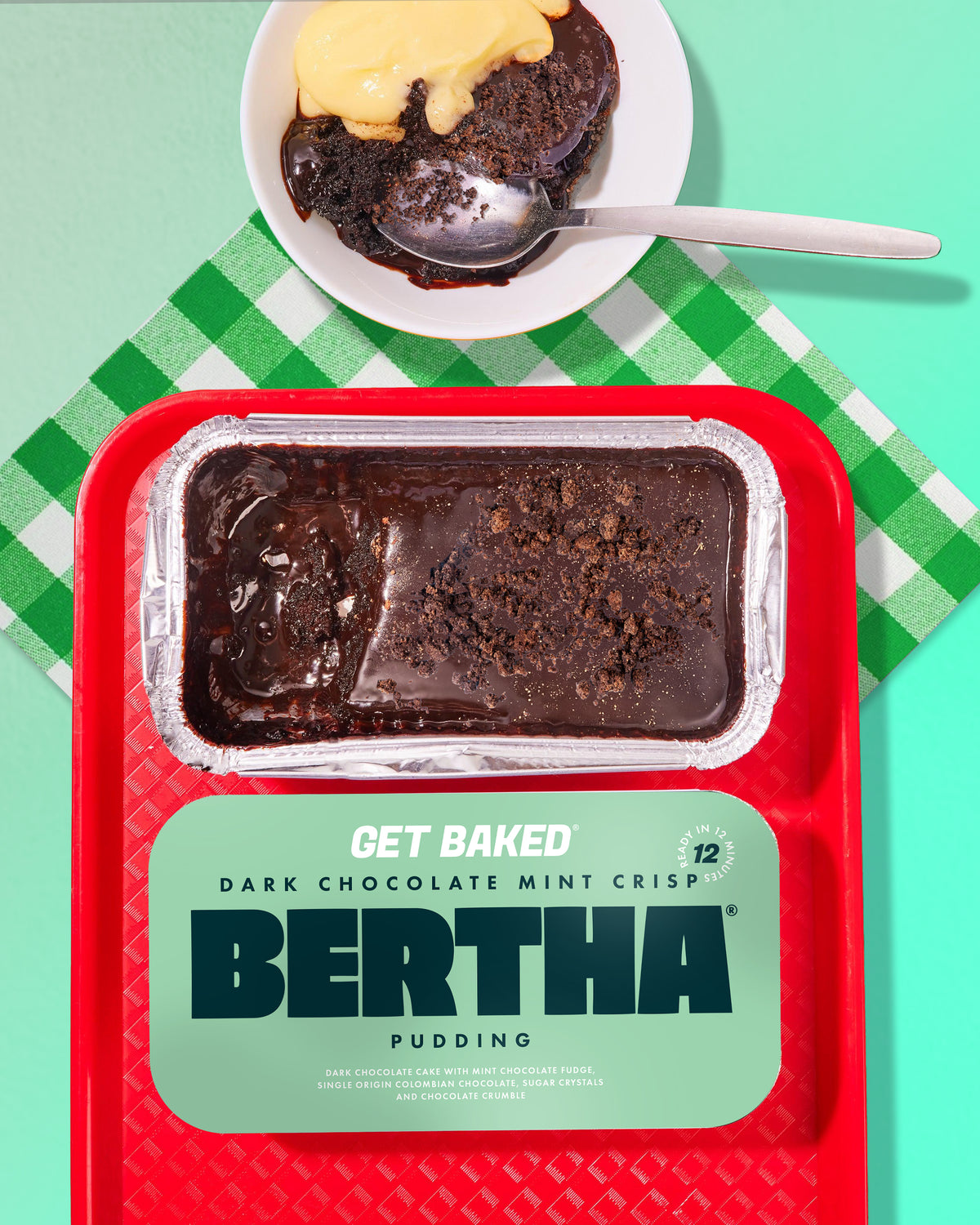 Mint Chocolate Bertha® Pudding