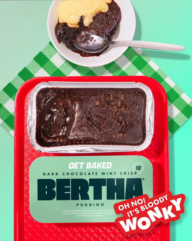 Wonky Mint Crisp Bertha® Pudding