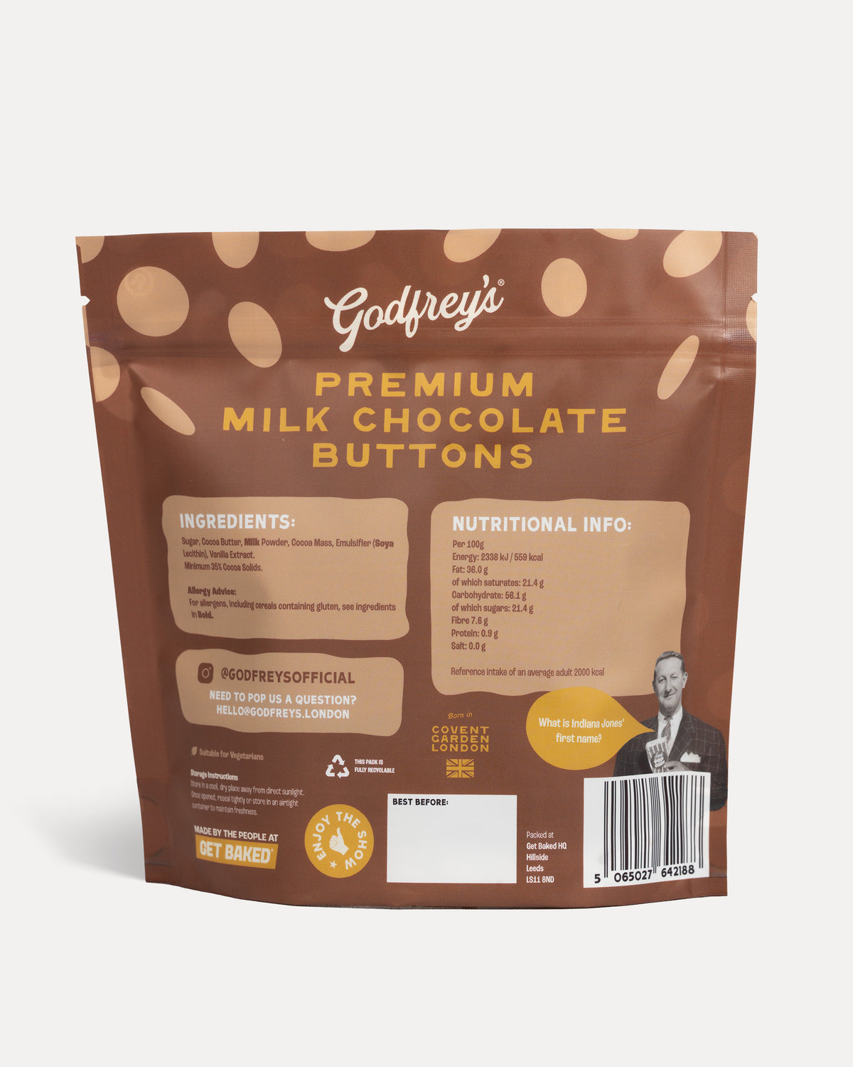 Godfrey's® Milk Chocolate Buttons - August Pre-Order