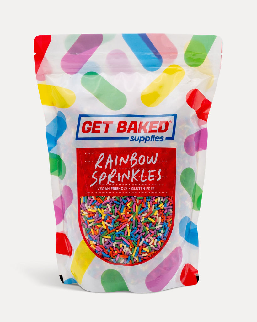 Rainbow Sprinkles: 1kg Pouch