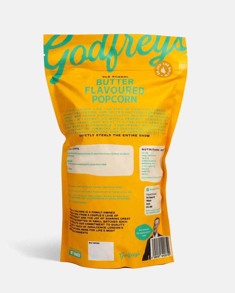 Godfrey's® Salted Buttery Popcorn - August Pre-Order