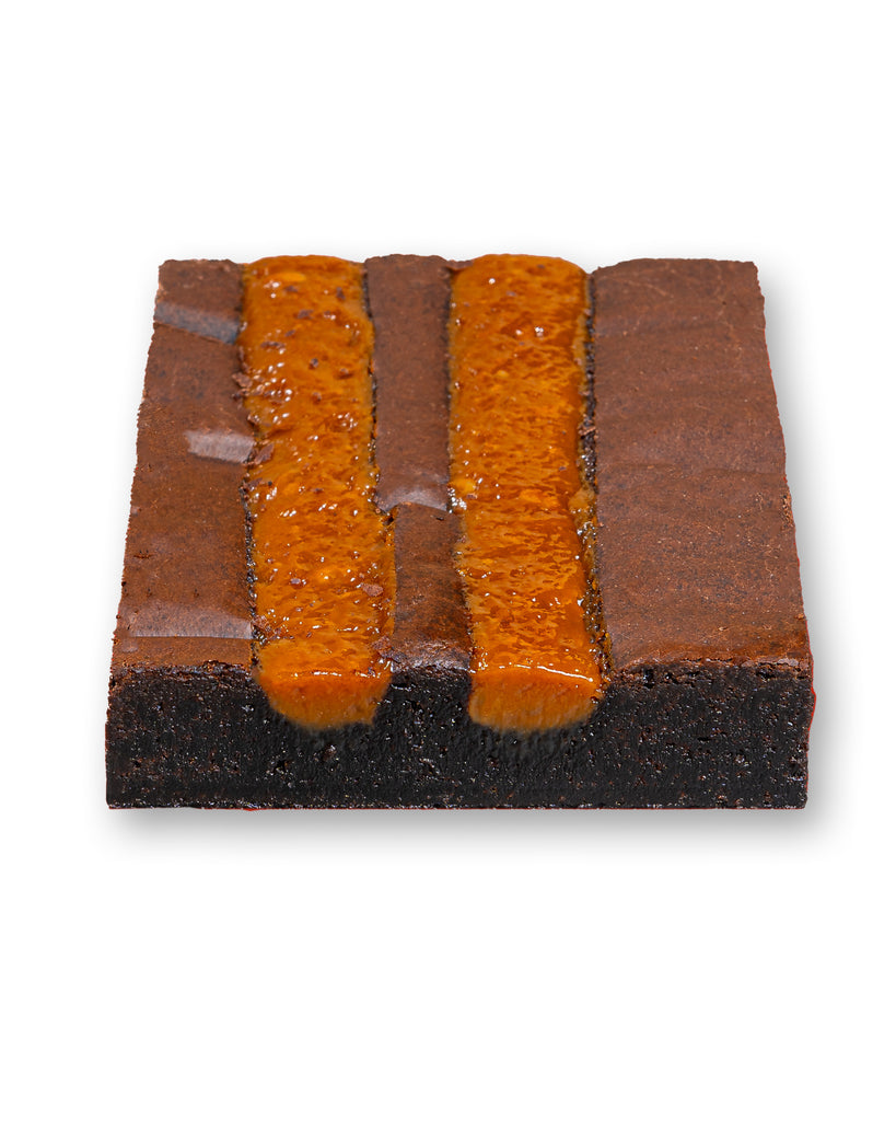 Smoked Salted Caramel Brownies