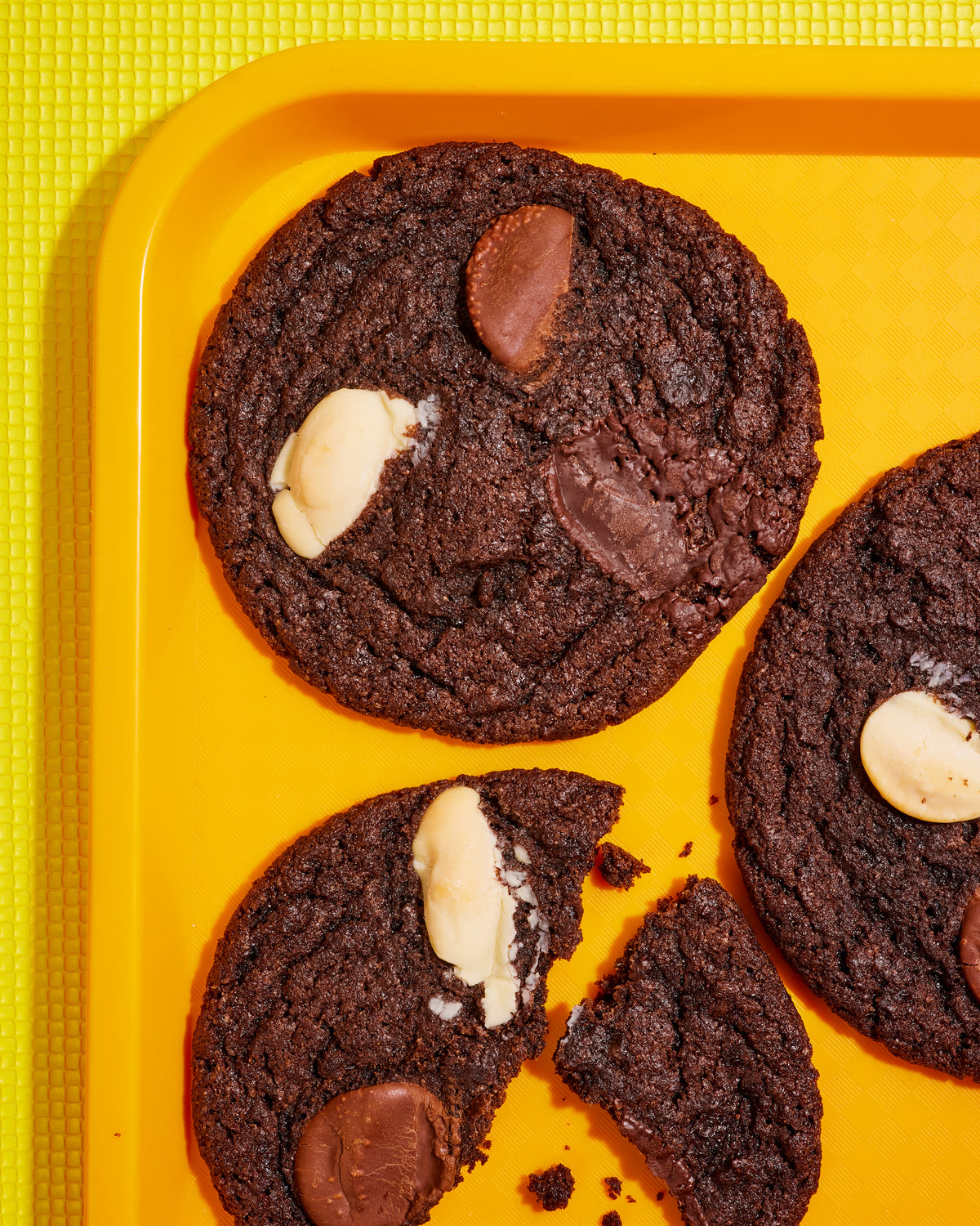 Triple Chocolate Cookies